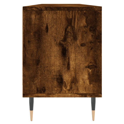 TV Cabinet Smoked Oak 150x30x44,5 cm Engineered Wood