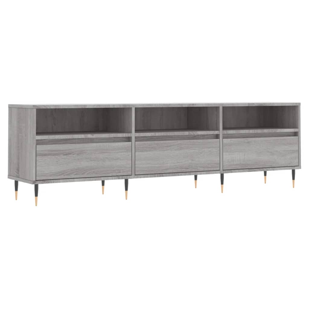 TV Cabinet Grey Sonoma 150x30x44,5 cm Engineered Wood