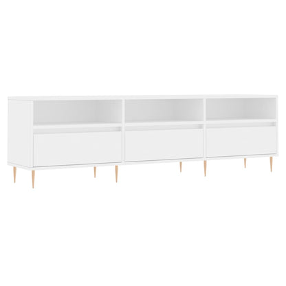 TV Cabinet White 150x30x44,5 cm Engineered Wood