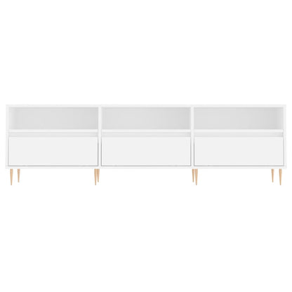 TV Cabinet White 150x30x44,5 cm Engineered Wood