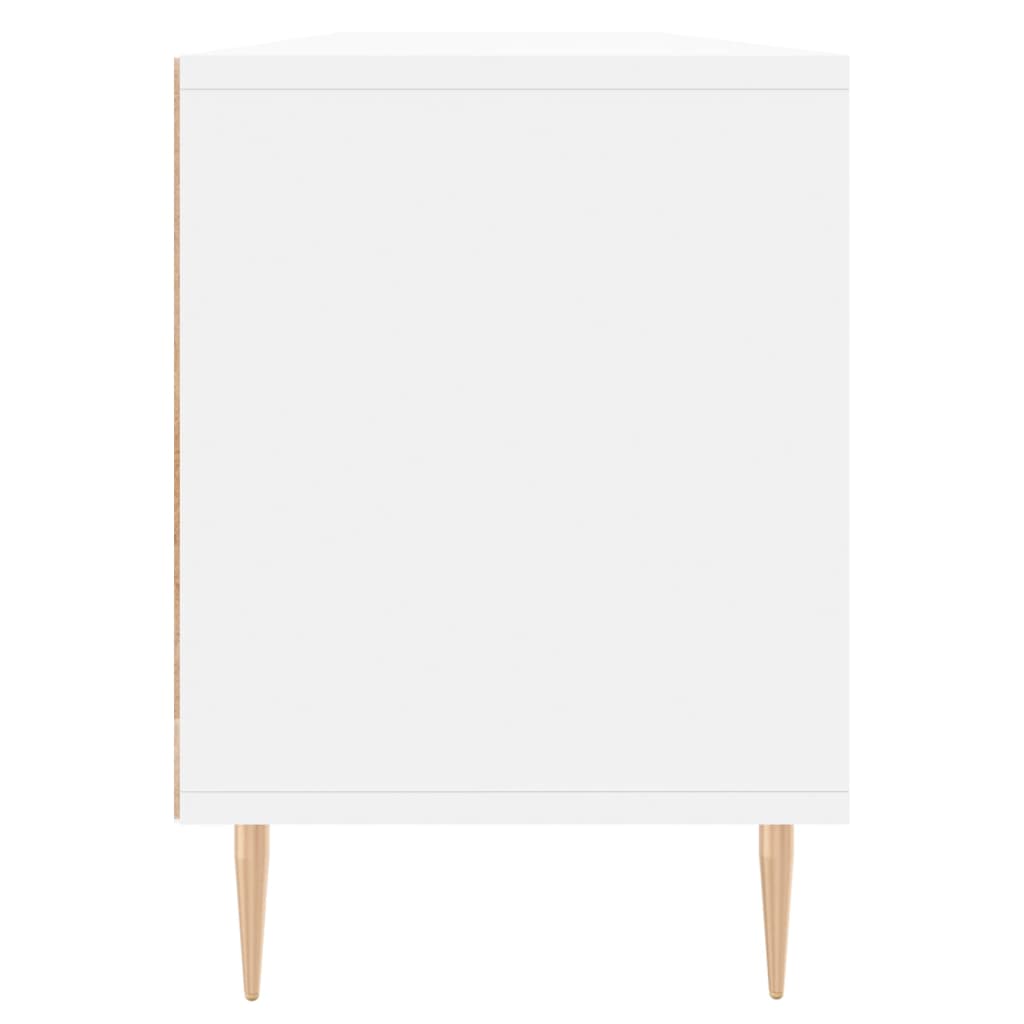 TV Cabinet White 150x30x44,5 cm Engineered Wood