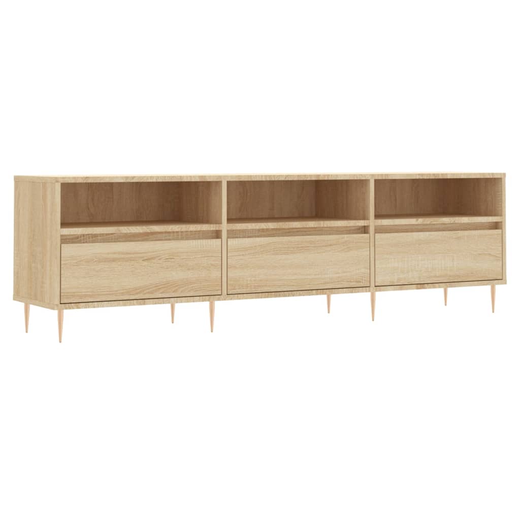 TV Cabinet Sonoma Oak 150x30x44,5 cm Engineered Wood