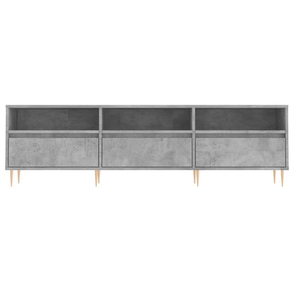 TV Cabinet Concrete Grey 150x30x44,5 cm Engineered Wood