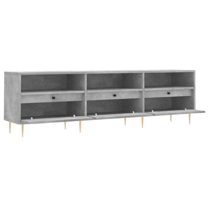 TV Cabinet Concrete Grey 150x30x44,5 cm Engineered Wood
