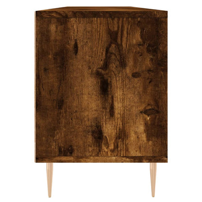TV Cabinet Smoked Oak 150x30x44,5 cm Engineered Wood