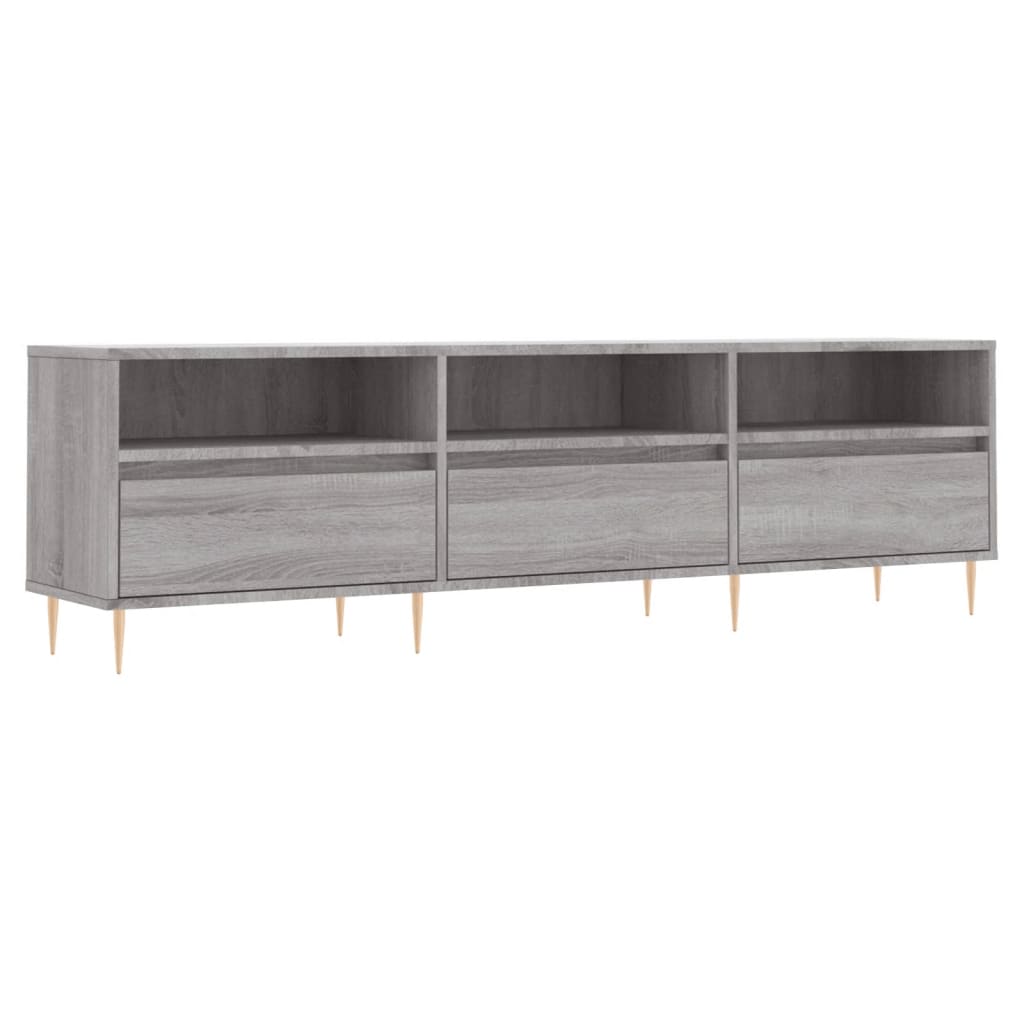 TV Cabinet Grey Sonoma 150x30x44,5 cm Engineered Wood