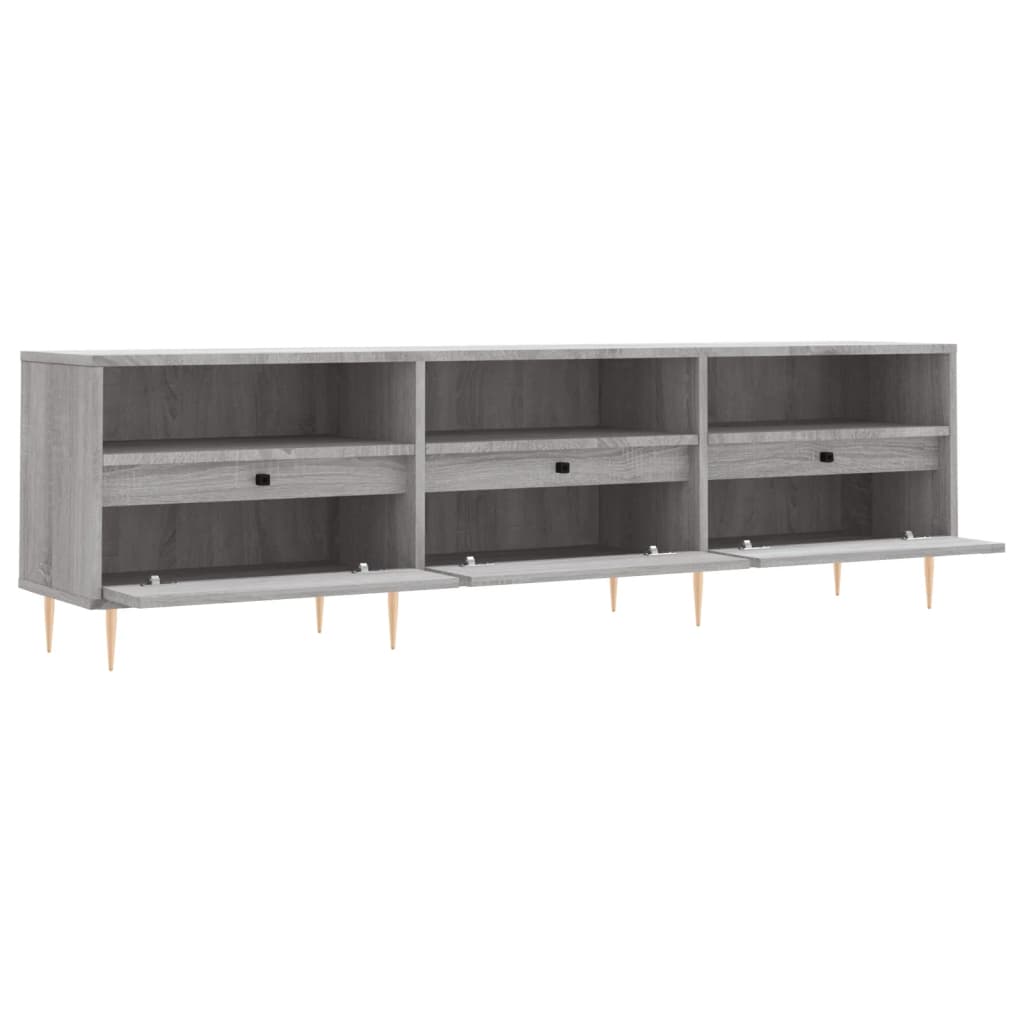 TV Cabinet Grey Sonoma 150x30x44,5 cm Engineered Wood