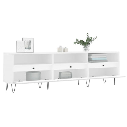 TV Cabinet White 150x30x44,5 cm Engineered Wood