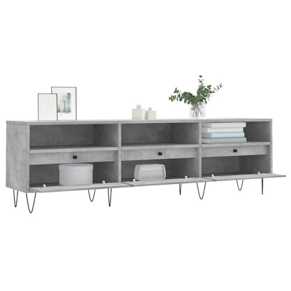 TV Cabinet Concrete Grey 150x30x44,5 cm Engineered Wood