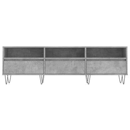 TV Cabinet Concrete Grey 150x30x44,5 cm Engineered Wood