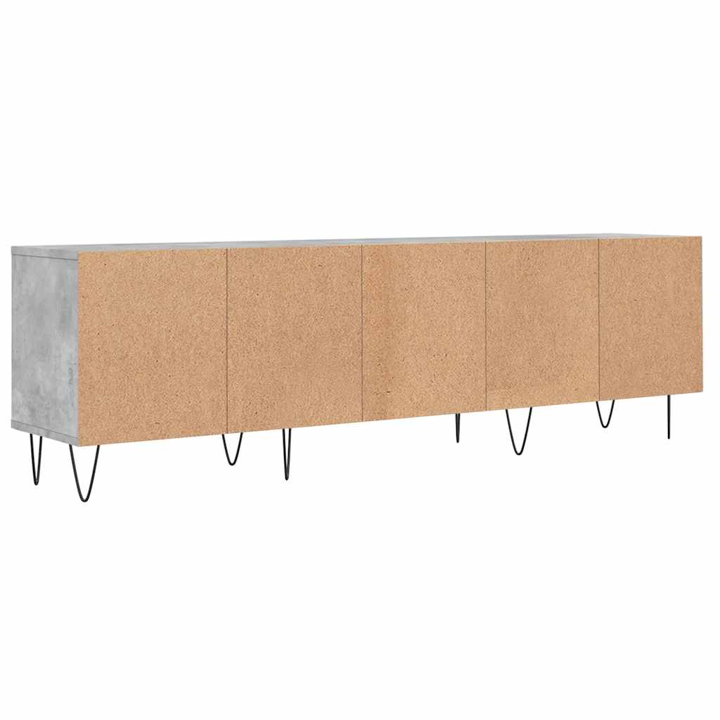 TV Cabinet Concrete Grey 150x30x44,5 cm Engineered Wood