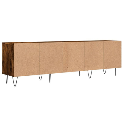 TV Cabinet Smoked Oak 150x30x44,5 cm Engineered Wood