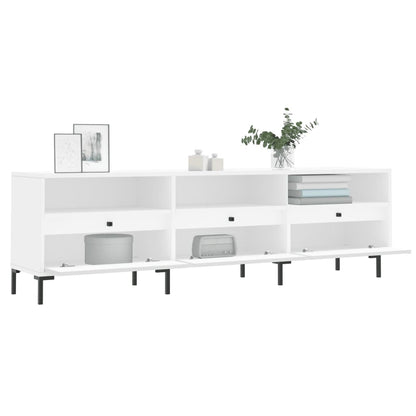 TV Cabinet White 150x30x44,5 cm Engineered Wood