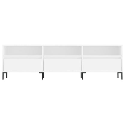 TV Cabinet White 150x30x44,5 cm Engineered Wood
