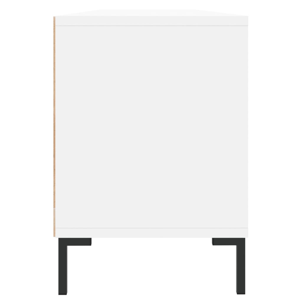 TV Cabinet White 150x30x44.5 cm Engineered Wood