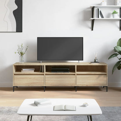 TV Cabinet Sonoma Oak 150x30x44,5 cm Engineered Wood