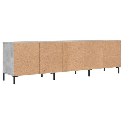 TV Cabinet Concrete Grey 150x30x44,5 cm Engineered Wood