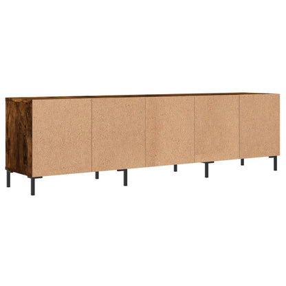 TV Cabinet Smoked Oak 150x30x44,5 cm Engineered Wood