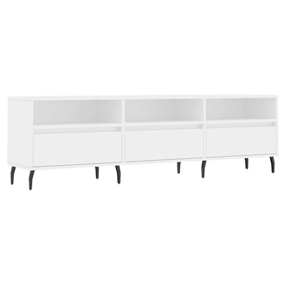 TV Cabinet White 150x30x44,5 cm Engineered Wood