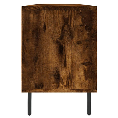 TV Cabinet Smoked Oak 150x30x44,5 cm Engineered Wood
