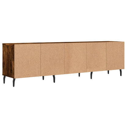 TV Cabinet Smoked Oak 150x30x44,5 cm Engineered Wood
