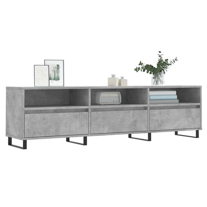 TV Cabinet Concrete Grey 150x30x44,5 cm Engineered Wood