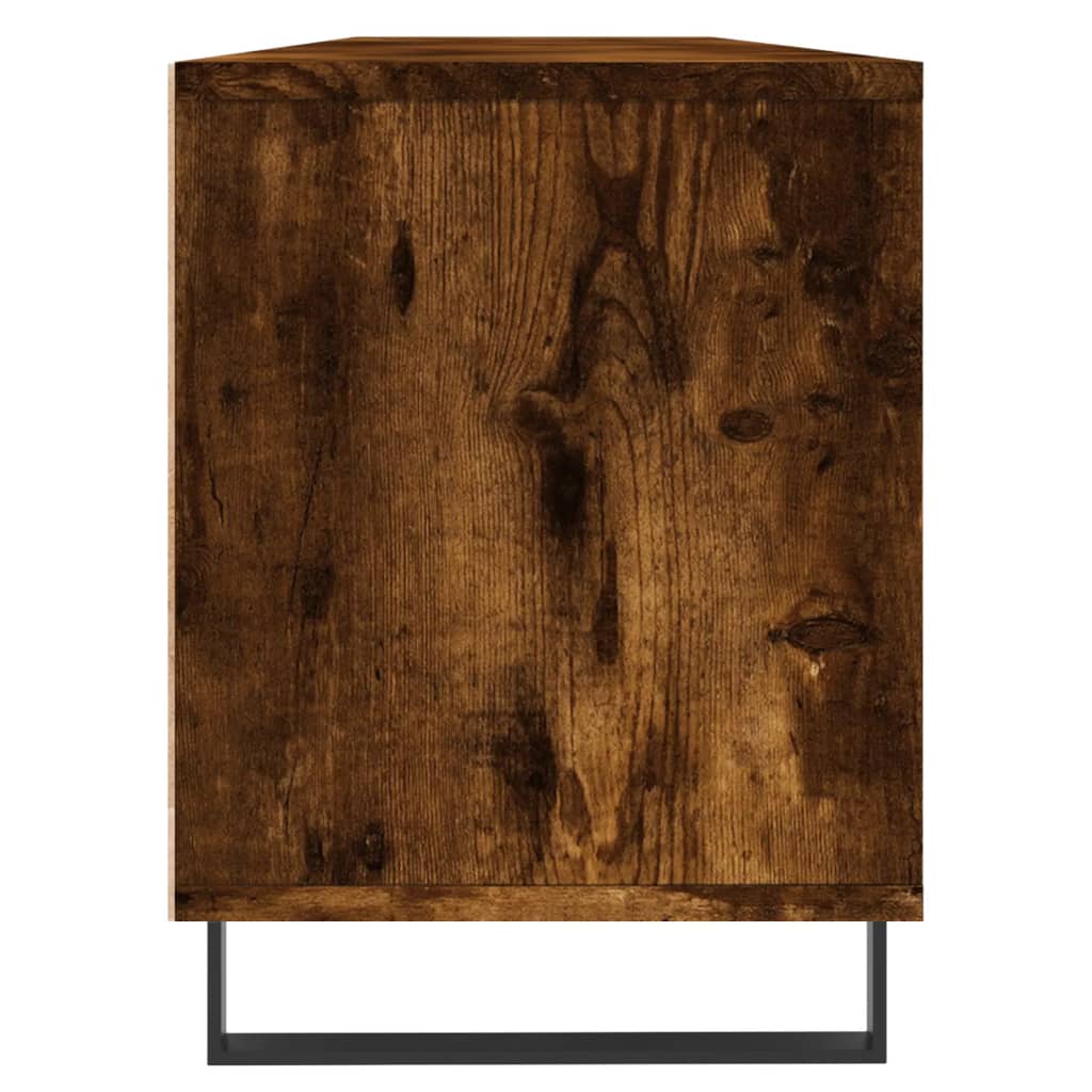 TV Cabinet Smoked Oak 150x30x44,5 cm Engineered Wood