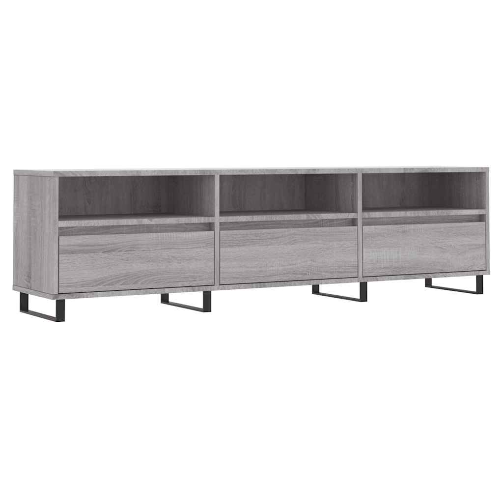 TV Cabinet Grey Sonoma 150x30x44,5 cm Engineered Wood