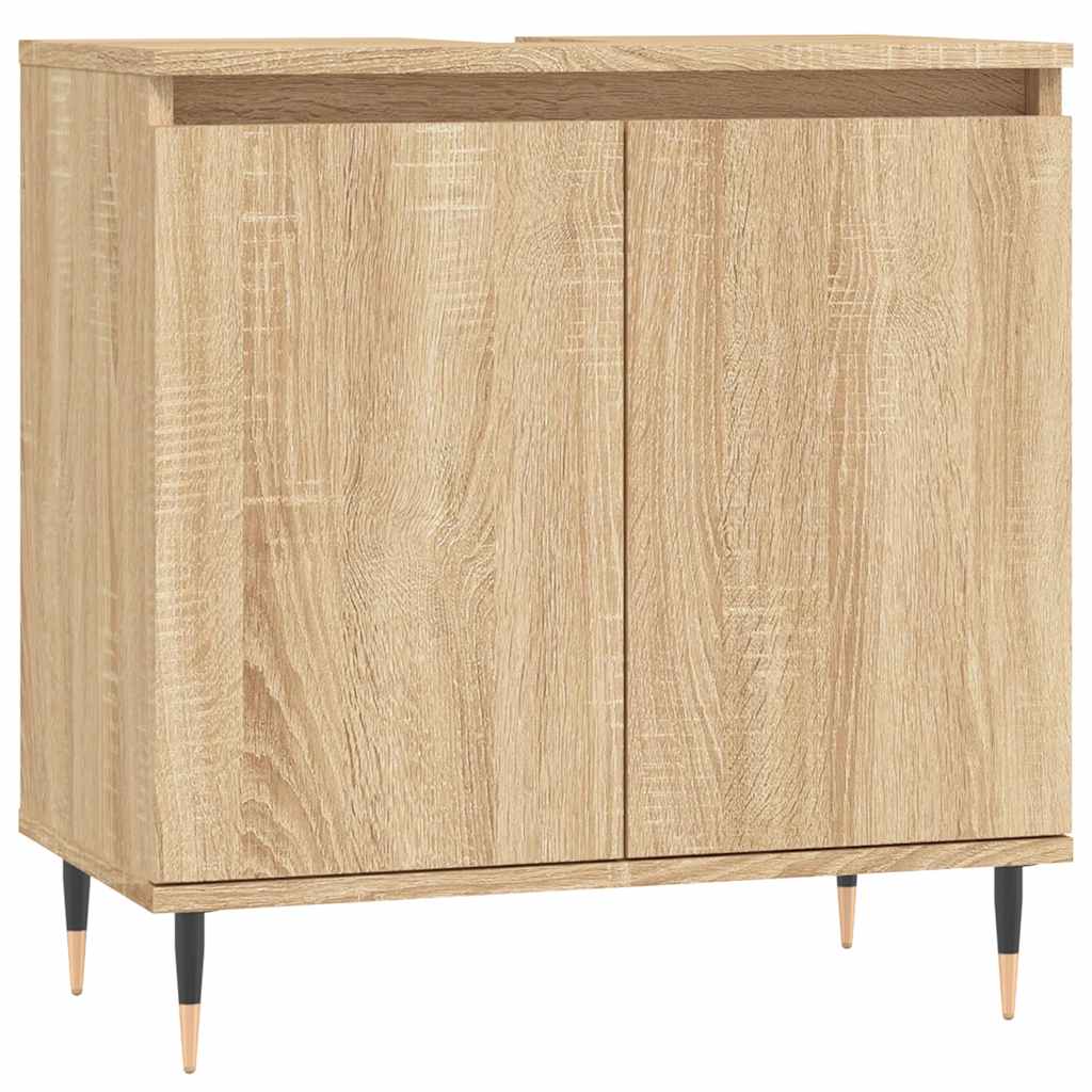 Bathroom Cabinet | Sonoma oak | Engineered wood, iron | Small