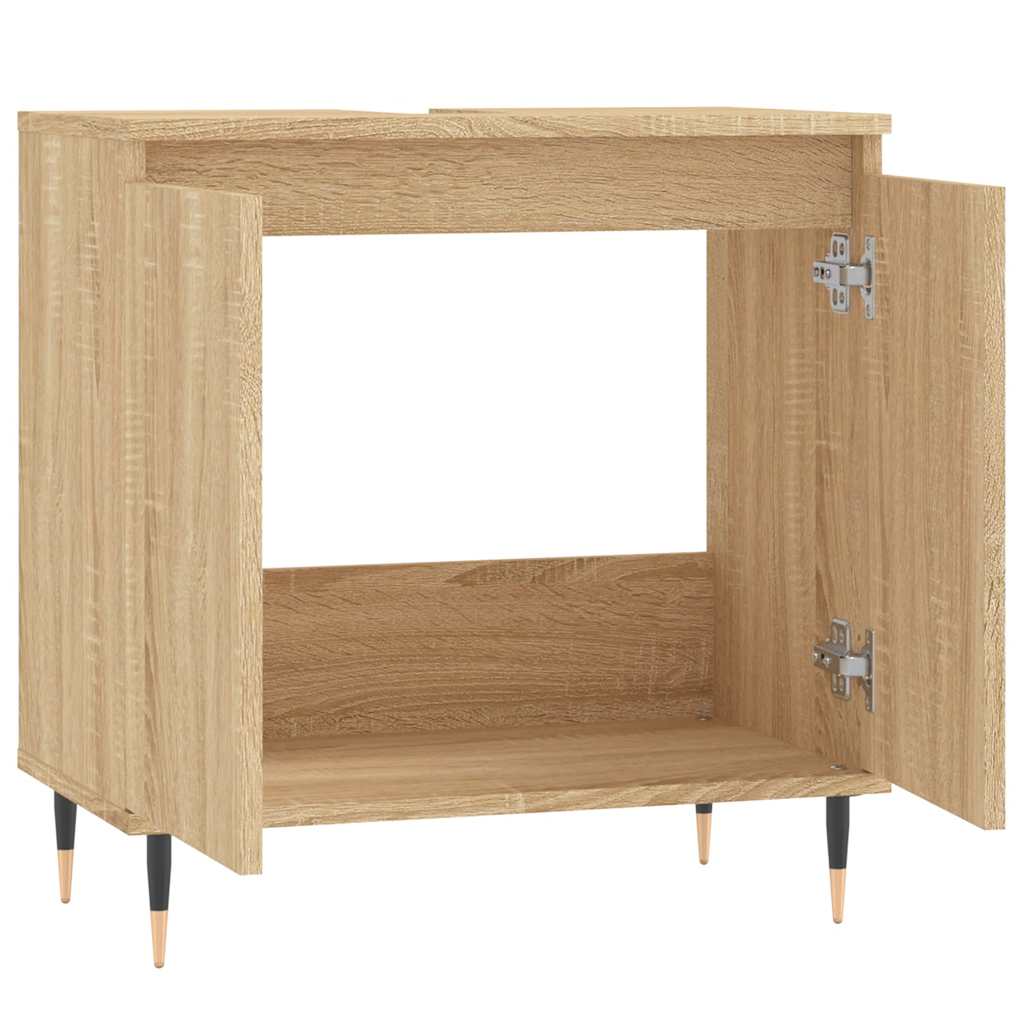 Bathroom Cabinet | Sonoma oak | Engineered wood, iron | Small