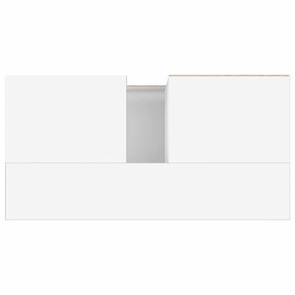 Bathroom Cabinet White 65x33x60 cm Engineered Wood