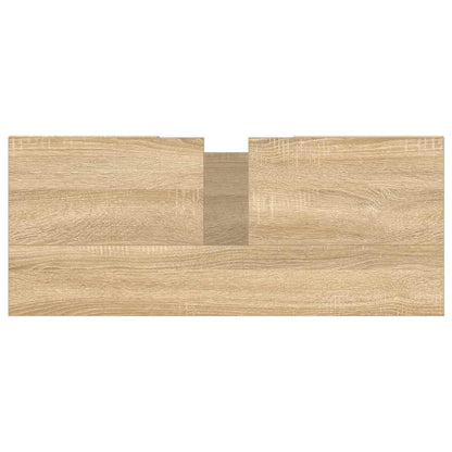 Bathroom Cabinet Sonoma Oak 80x33x60 cm Engineered Wood