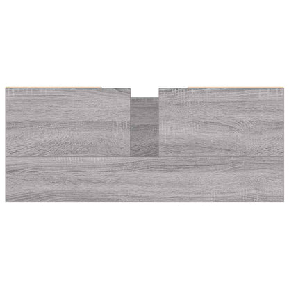 Bathroom Cabinet Grey Sonoma 80x33x60 cm Engineered Wood