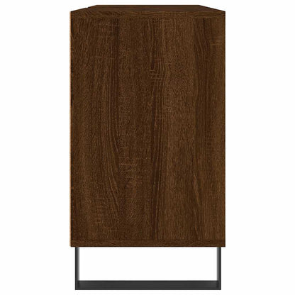 Bathroom Cabinet Brown Oak 80x33x60 cm Engineered Wood