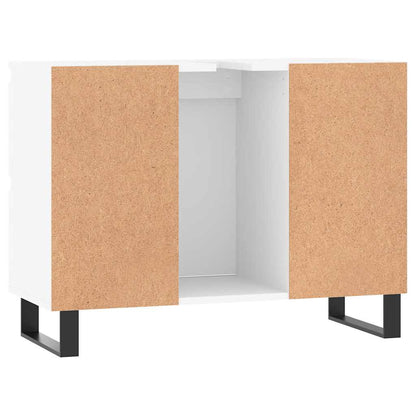 Bathroom Cabinet White 80x33x60 cm Engineered Wood