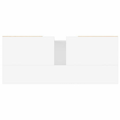 Bathroom Cabinet White 80x33x60 cm Engineered Wood