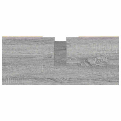 Bathroom Cabinet Grey Sonoma 80x33x60 cm Engineered Wood