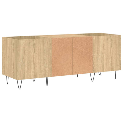 Record Cabinet Sonoma Oak 121x38x48 cm Engineered Wood