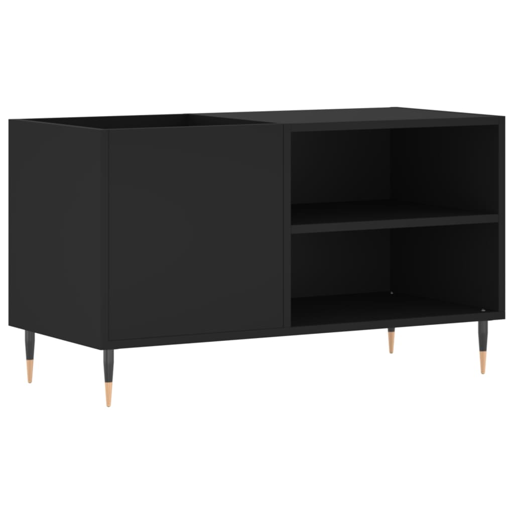 Record Cabinet | Black | Engineered wood, iron | Medium | Record Cabinet
