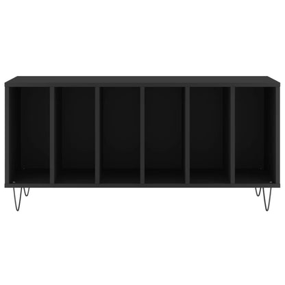 Record Cabinet | Black | Engineered wood, Iron | Medium | Modern