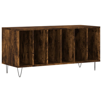 Record Cabinet | Smoked Oak | Engineered Wood | Medium | Record Cabinet