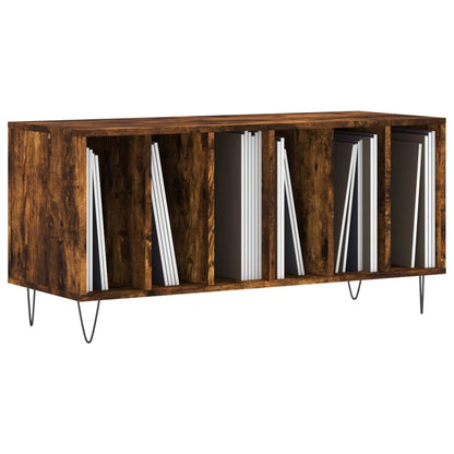 Record Cabinet | Smoked Oak | Engineered Wood | Medium | Record Cabinet