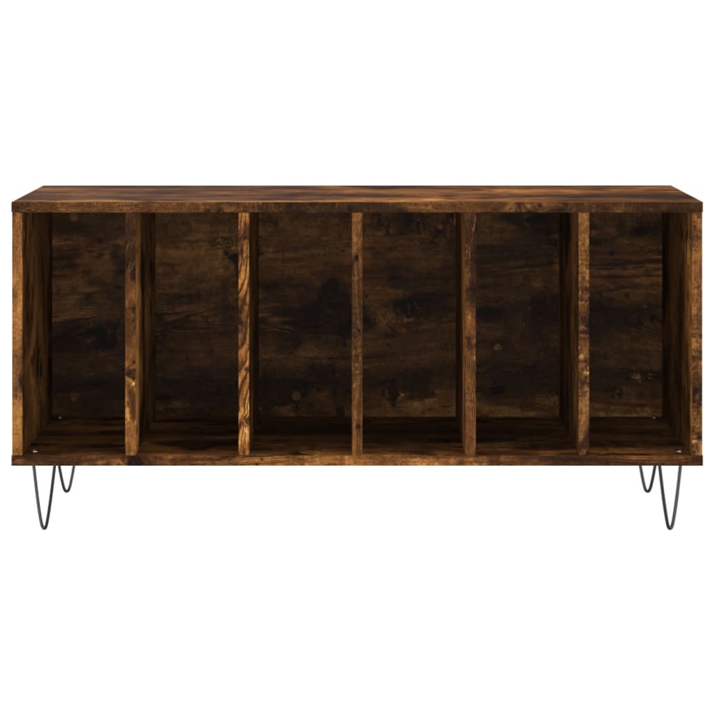 Record Cabinet | Smoked Oak | Engineered Wood | Medium | Record Cabinet