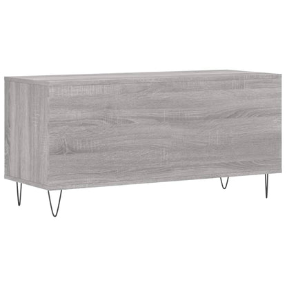 Record Cabinet | Grey Sonoma | Engineered wood, Iron