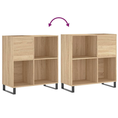 Record Cabinet Sonoma Oak 84,5x38x89 cm Engineered Wood