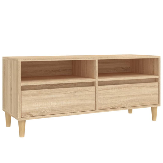 TV Cabinet Sonoma Oak 100x34.5x44.5 cm Engineered Wood