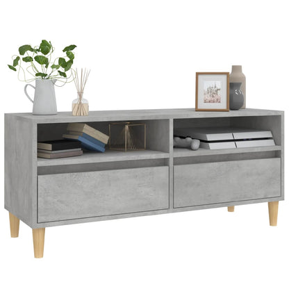TV Cabinet Concrete Grey 100x34,5x44,5 cm Engineered Wood