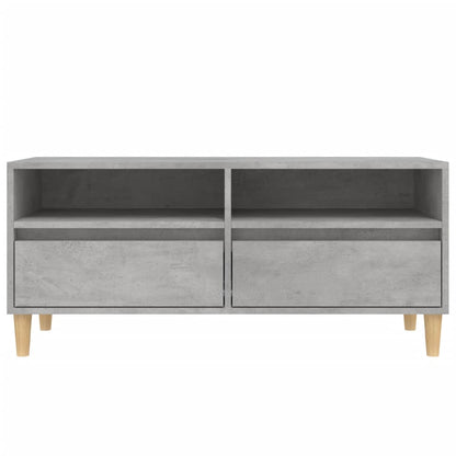TV Cabinet Concrete Grey 100x34,5x44,5 cm Engineered Wood