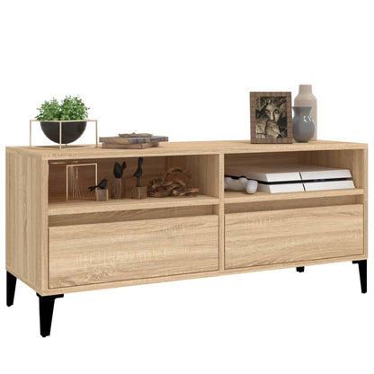 TV Cabinet Sonoma Oak 100x34.5x44.5 cm Engineered Wood