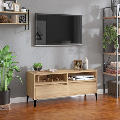 TV Cabinet Sonoma Oak 100x34,5x44,5 cm Engineered Wood